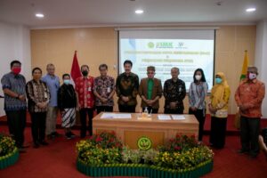 Penandatanganan MoU & Perjanjian Kerja Sama (PKS) antara UPR dengan P.T. Indo Muro Kencana & Badan Pusat Statistik Prov. Kalimantan Tengah