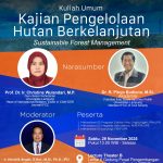 Kuliah Umum tentang Pengelolaan Hutan Berkelanjutan (SFM) untuk Tingkatkan Kapasitas Akademik Mahasiswa